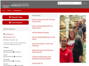 Examples of Client's Self Service Portals: Ohio State University