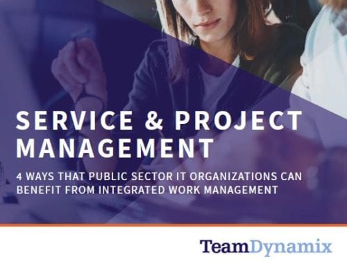 TDX eBOOK 4 Ways that the Public Sector is Improving IT Service Delivery