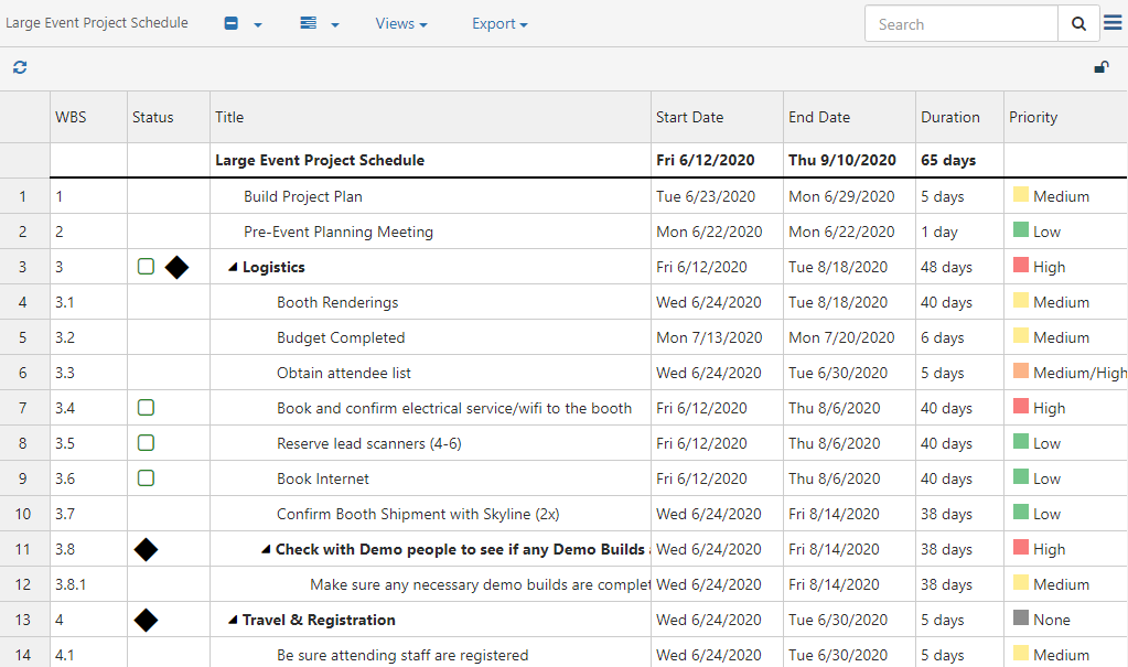 Screenshot of TeamDynamix Event Management Enterprise Service Management (ESM) Platform