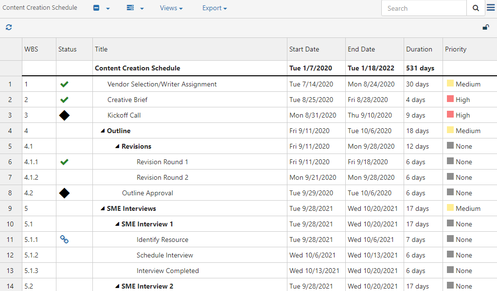 Screenshot of TeamDynamix Media Services ESM Platform