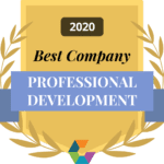Comparably - Best Professional Development 2020 Badge