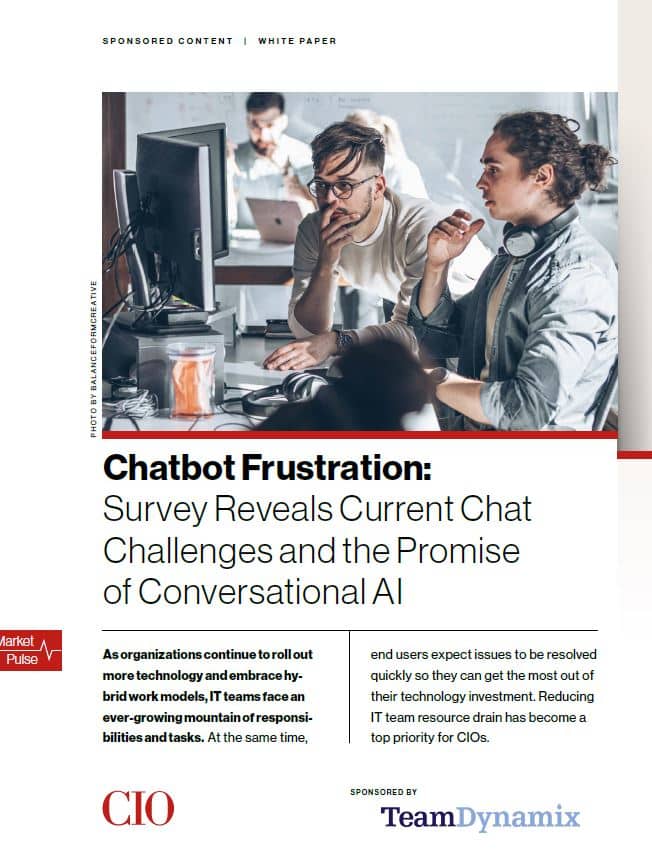chatbot survey market study for ITSM