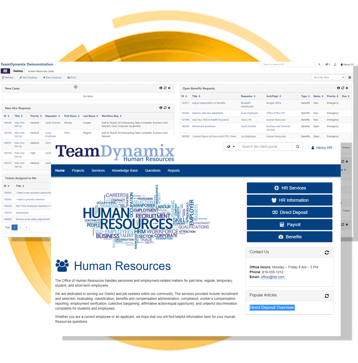 ESM Enterprise Service management for Human Resources